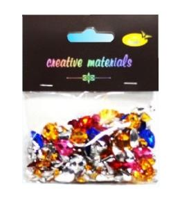 Elementy kryształkowe w kształcie kropli 25g