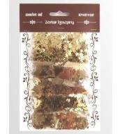 Zestaw elementów złotych z folii 5g