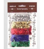 Zestaw elementów z folii gwiazdki 5g