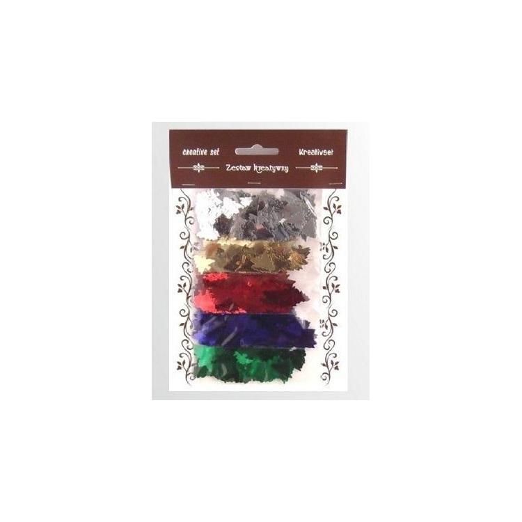 Zestaw elementów z folii choinki 5g