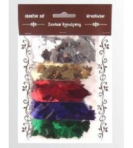 Zestaw elementów z folii choinki 5g