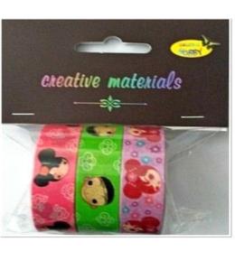 Taśmy samoprzylepne dzieci 15mm 3szt