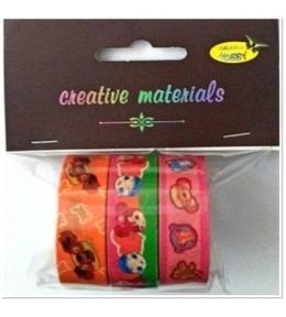 Taśmy samoprzylepne postacie 15mm 3szt