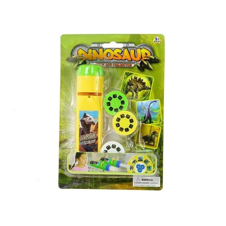 Projektor latarka dinozaur