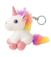 Brelok pluszowy biały 12cm