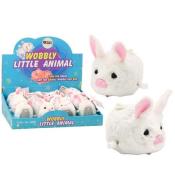 Zajączek nakręcany biały