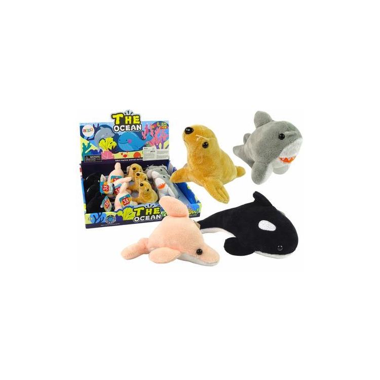 Mini pluszaki zwierzętek morskie 4 wzory