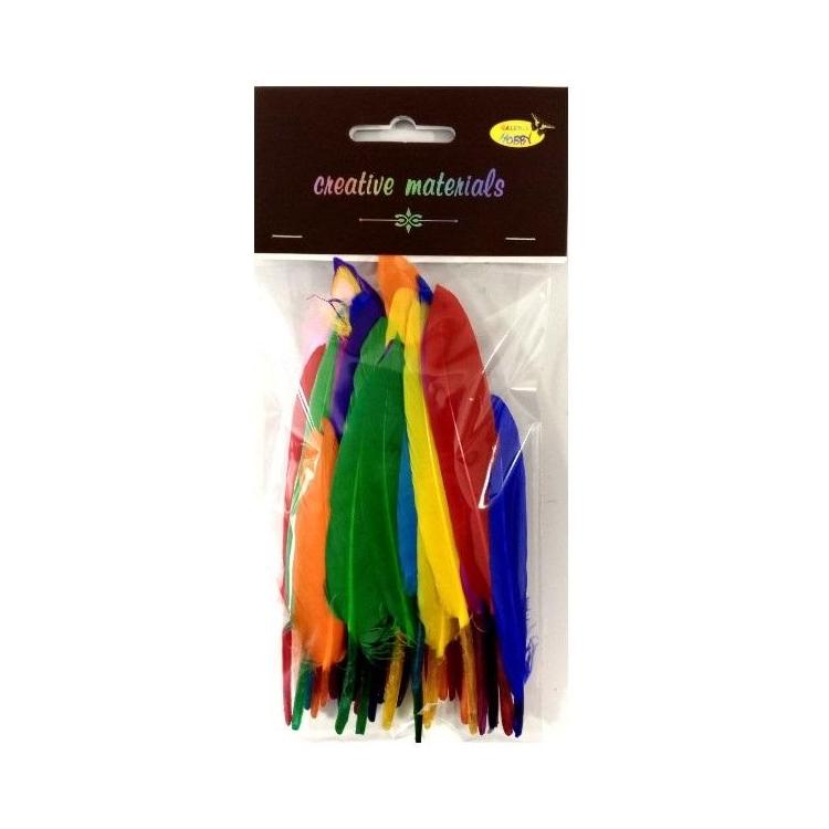 Piórka twarde 15cm 50szt