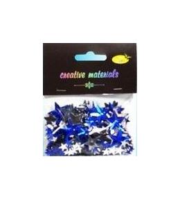 Elementy kryształkowe gwiazdy niebieskie 6-22mm