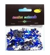 Elementy kryształkowe gwiazdy niebieskie 6-22mm