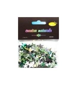 Elementy kryształkowe gwiazdy zielone 6-22mm 20g