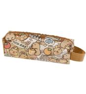 Piórnik przybornik przeźroczysty kapibara 19cm