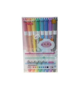 Flamastry dwustronne 8 kolorów