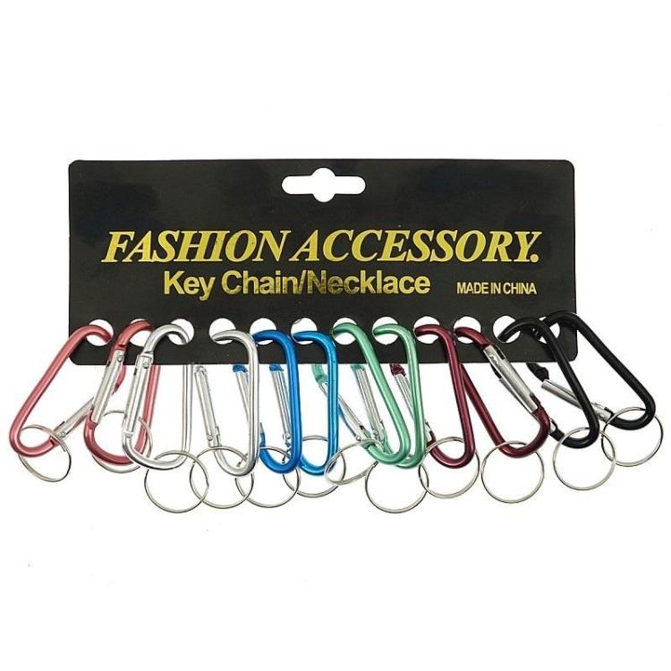 Brelok karabińczyk 5,6cm (12szt)