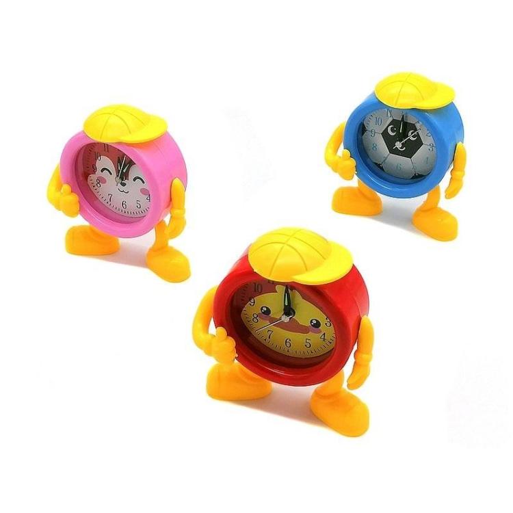 Zegar budzik 13,5x13x6,5cm MIX