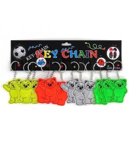 Brelok odblaskowy miś (12szt)