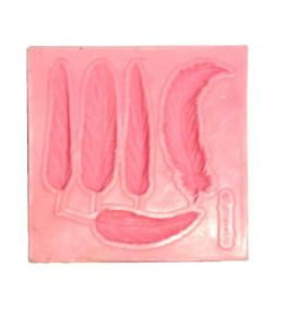 Forma silikonowa pióra 2