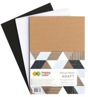 Tektura falista A4/10K mix Kraft HAPPY COLOR