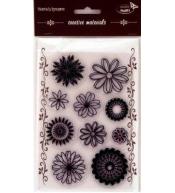 Stemple kreatywne kwiaty