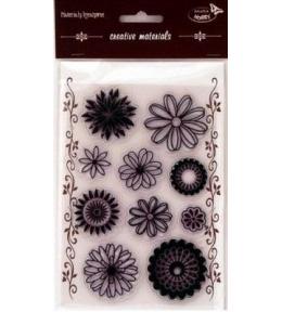 Stemple kreatywne kwiaty