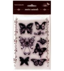 Stemple kreatywne motyle