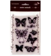 Stemple kreatywne motyle