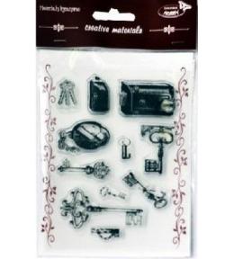 Stemple kreatywne stare kłódki i zamki