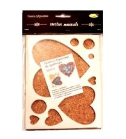 Szablon figurowy do quillingu serce 14.5x19cm