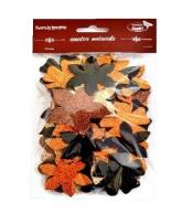 Kwiatki brokatowe 60szt