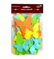 Motyle brokatowe 52szt