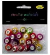 Koraliki akrylowe z rdzeniem 14x9mm