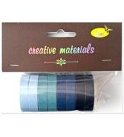 Taśmy papierowe niebieskie 10mm 8szt