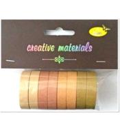 Taśmy papierowe brązowe 10mm 8szt