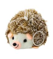 Brelok pluszowy Jeż brązowy 9cm