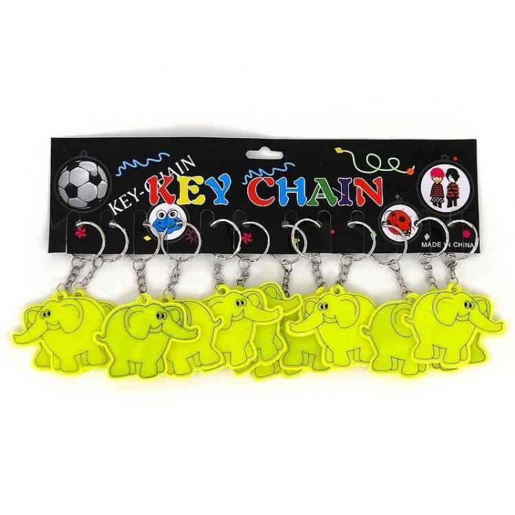 Brelok odblaskowy słoń (12szt)