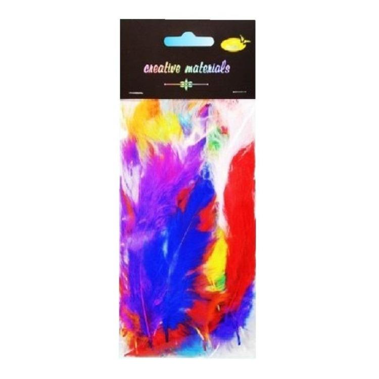Piórka miękkie flauszowe 10cm 5g