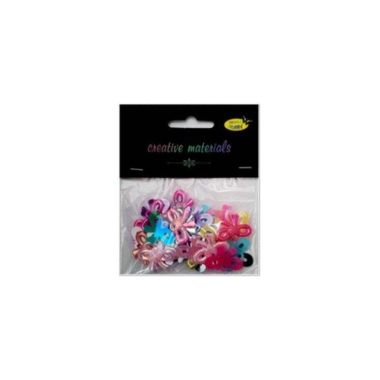 Kokardki perełkowe opalizujące 12g