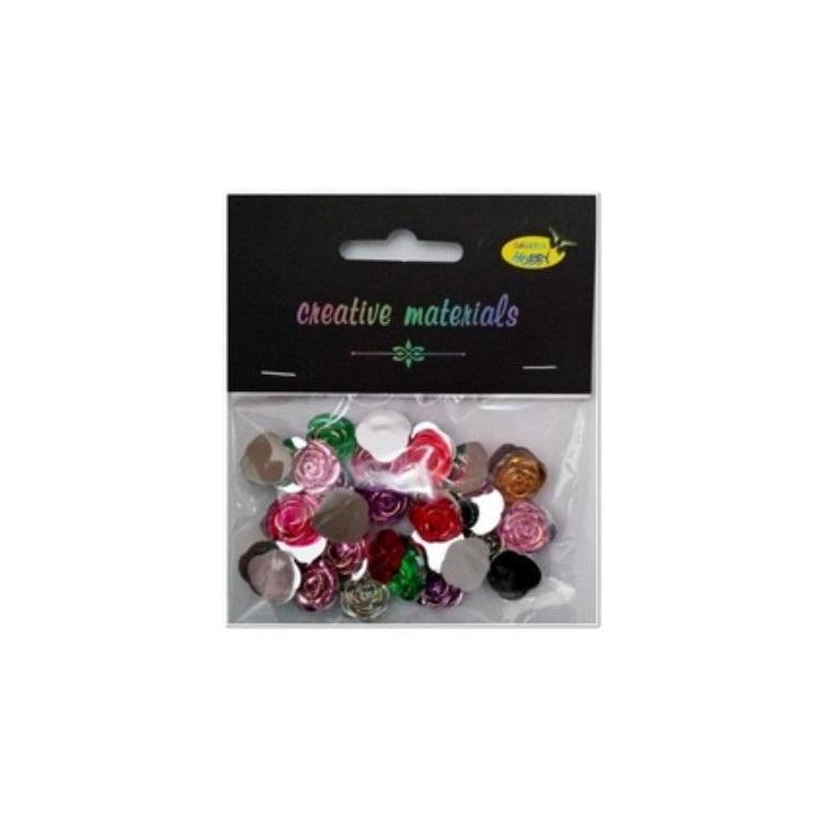 Różyczki akrylowe 15mm