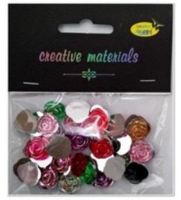 Różyczki akrylowe 15mm