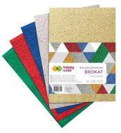 Arkusze piankowe A4 5 kolorów Brokat HAPPY COLOR