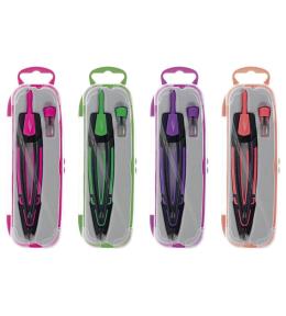 Cyrkiel w etui plastikowym 2 elementowy mix