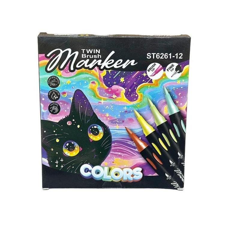 Flamastry dwustronne