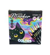 Flamastry dwustronne