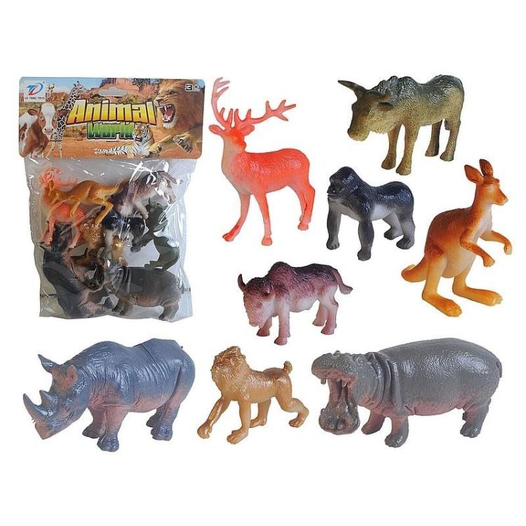 Dzikie zwierzęta 8szt