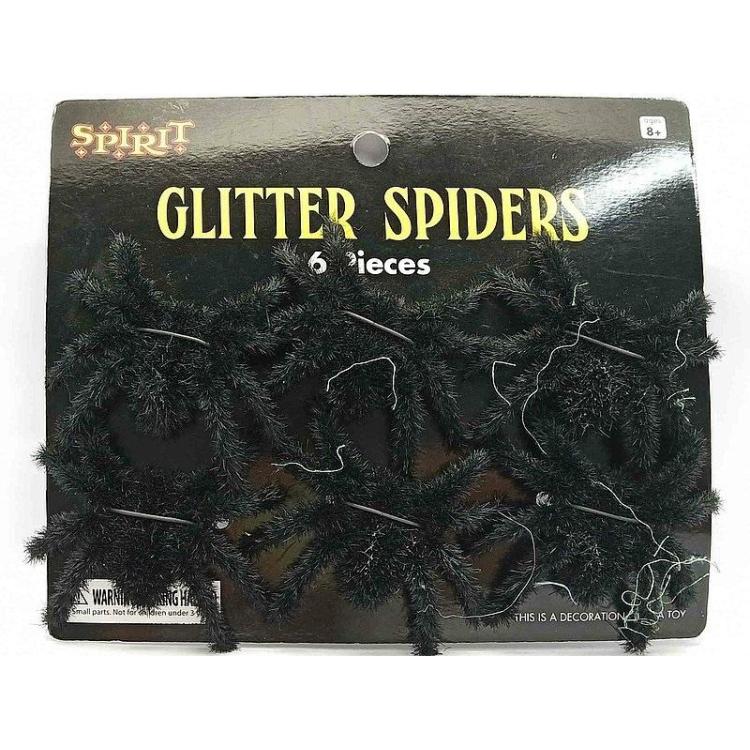 Włochate pająki 6szt