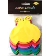 Biedronki z pianki 10,5x9cm 9szt