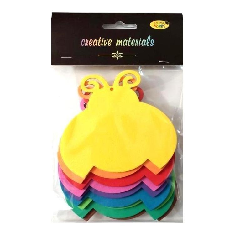 Biedronki z pianki 10,5x9cm 9szt