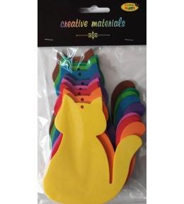 Koty z pianki 9x11cm 9szt