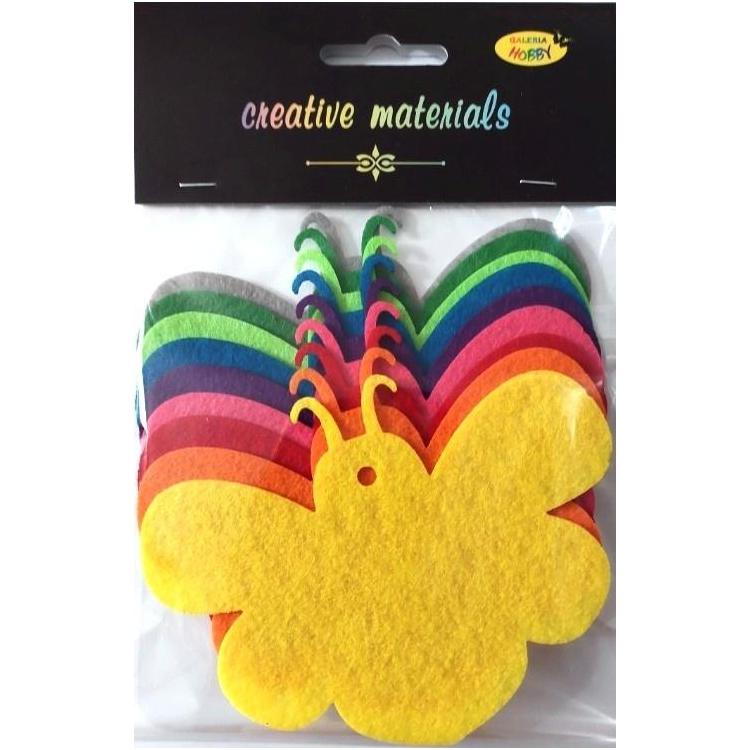 Pszczółki z filcu 11,5x 8cm 9szt