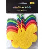 Pszczółki z filcu 11,5x 8cm 9szt